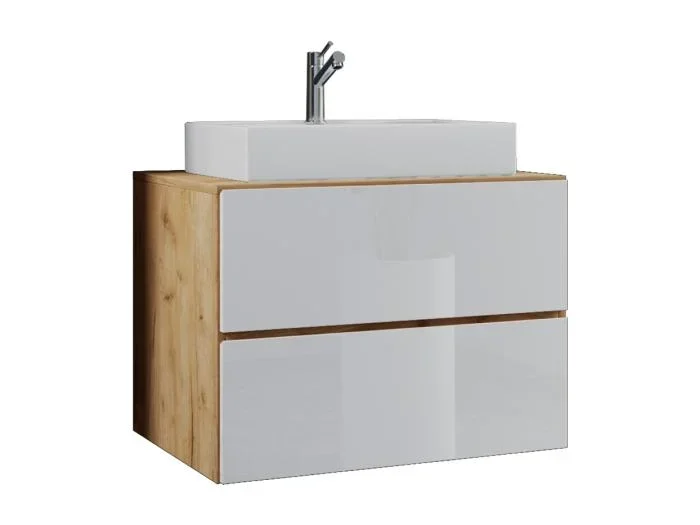 2-tlg. Waschplatz Waschtisch Lendas S Schublade