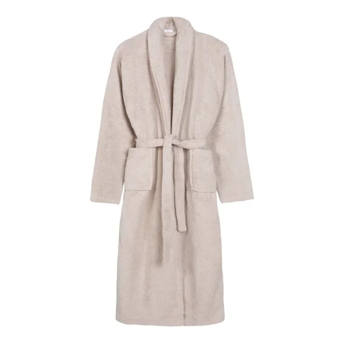 Accappatoio Terry XS/S, in cotone, beige