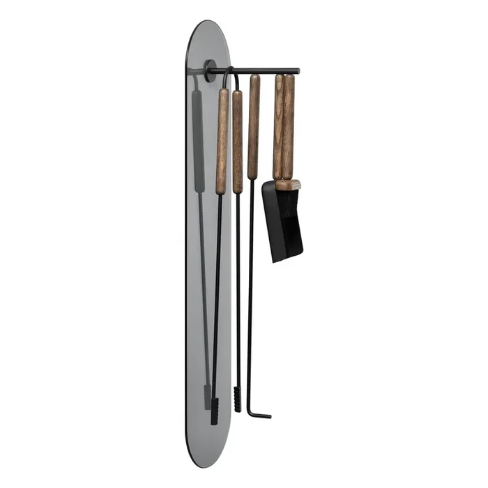 Accessorio per caminetto Ashi 5 pz, 20×19 cm, altezza totale 86 cm