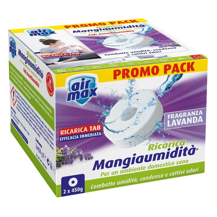 AIR-MAX – Ricarica tab mangiaumidita’ lavanda 2x450gr – D0091
