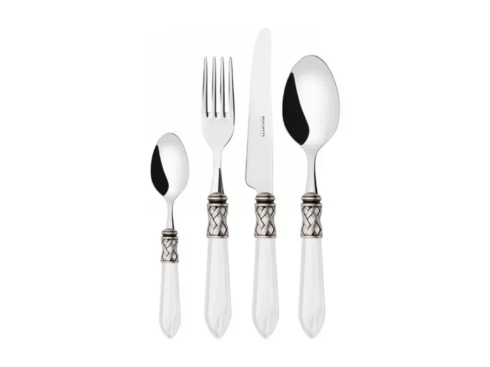 ALADDIN color bianco ghiera anticata set 24pz scatola gallery