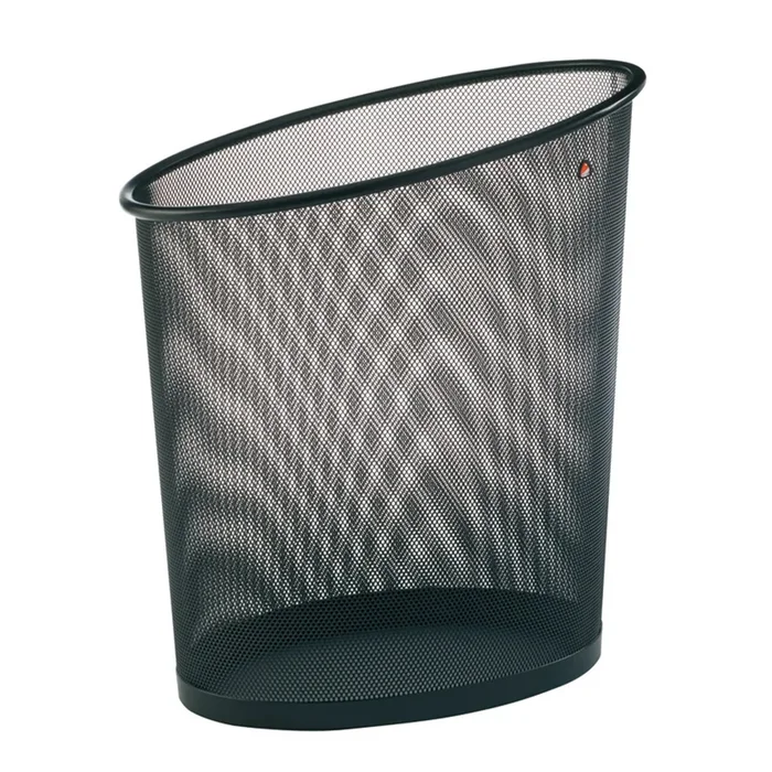 ALBA – Cestino gettacarte 18lt mesh in rete metallica nero – MESHCORB/N