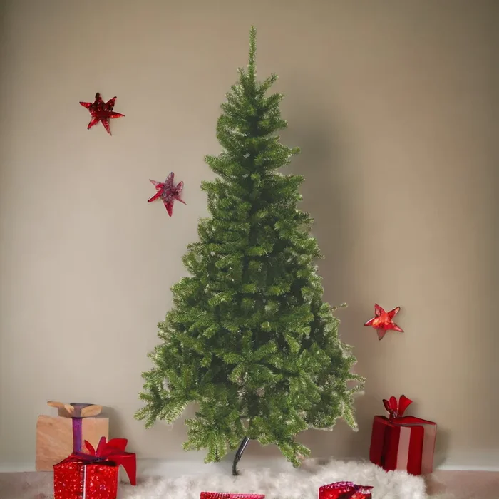 Albero di natale abete verde in PVC Sestriere