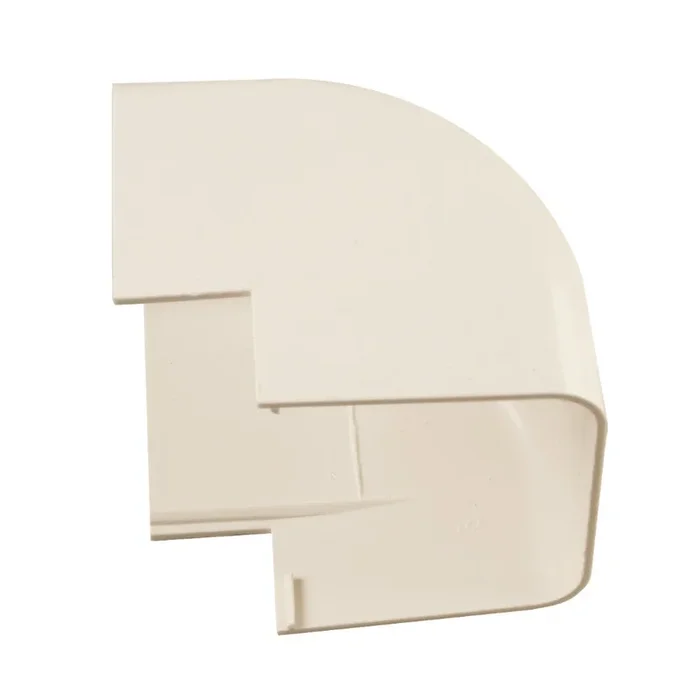 Angolo Esterno per Canale Conduttore 80x60mm Polypool