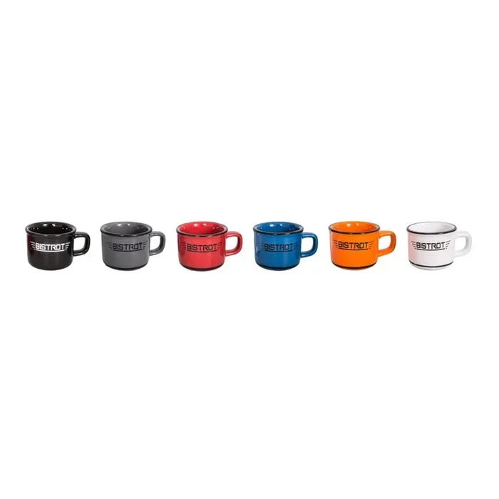 Antic LineTazze in set Bistrot6 pz, 30 ml, in ceramica, per espresso