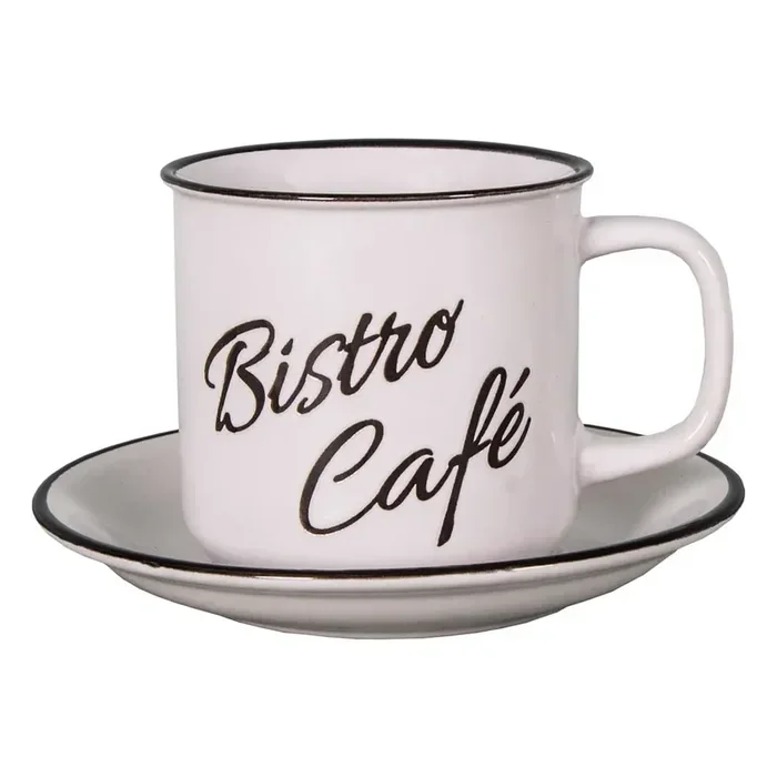 Antic LineTazzina Bistro CaféIn gres, bianca