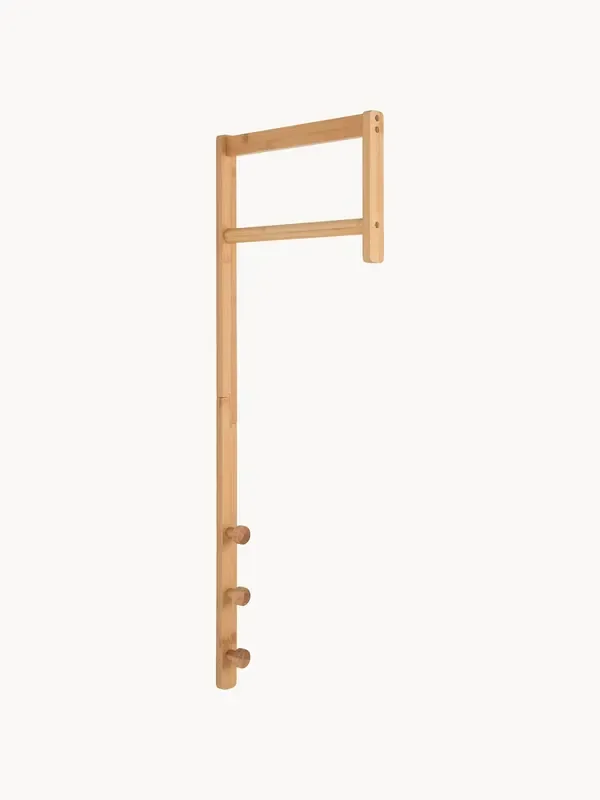 Appendiabiti da parete in legno di bambù Trento