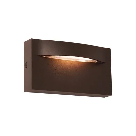 Applique da esterno a LED Vita, marrone ruggine, 13,7 x 7,5 cm