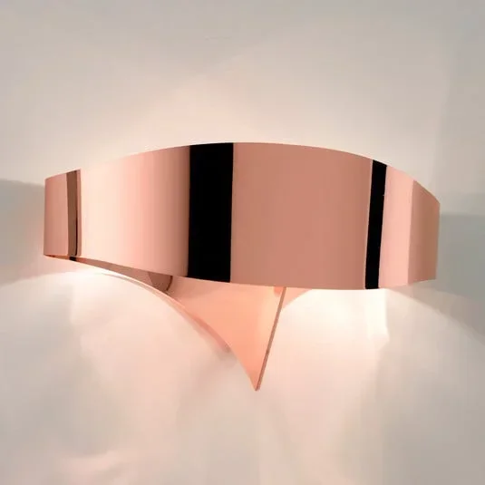Applique LED Scudo di acciaio, rame