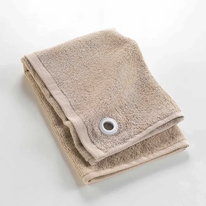 Asciugamano Cuistot Tipo terry, in cotone, beige, 50×50 cm