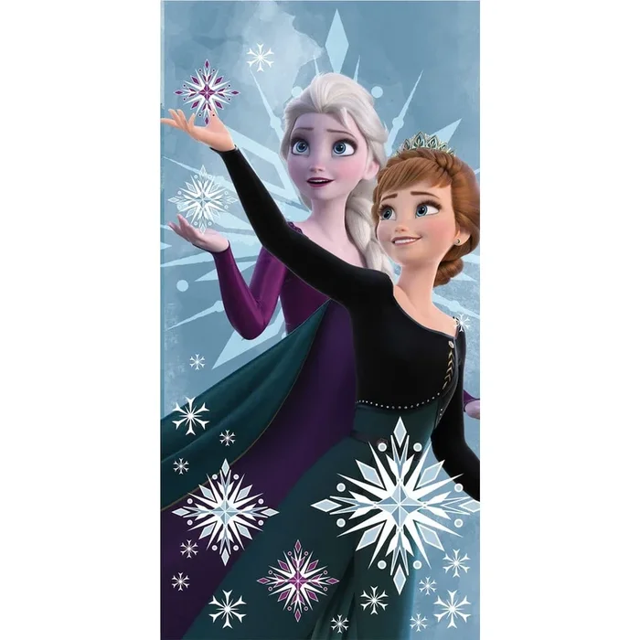 Asciugamano per bambini Frozen “Snowflake” In cotone, 70×140 cm