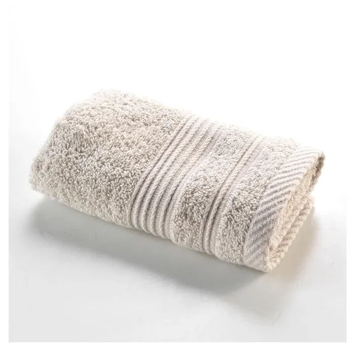 Asciugamano Tendresse Tipo terry, in cotone, beige, 30×50 cm