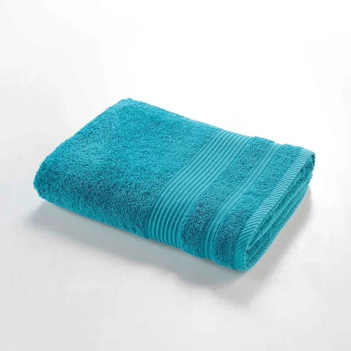Asciugamano Tendresse Tipo terry, in cotone, blu, 70×130 cm
