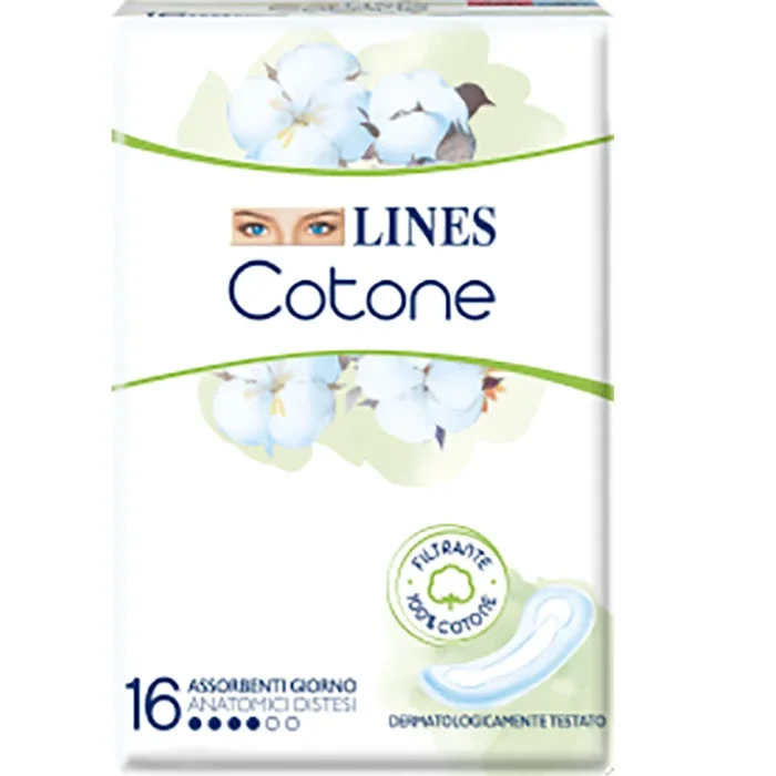 Assorbente Cotone 16 Pz Disteso Giorno Lines