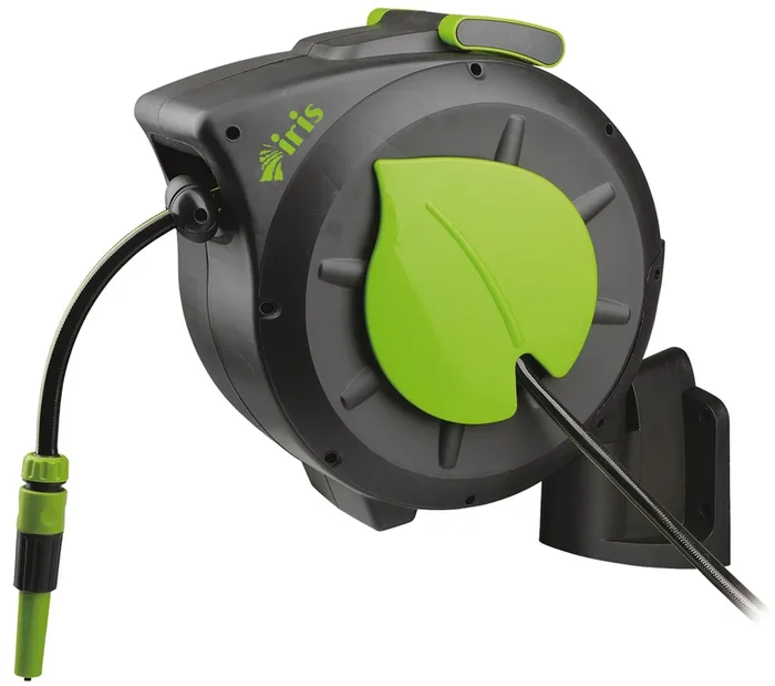 Avvolgitubo a parete rotoroll autoavvolgente con tubo 20 mt Ecogreen IRIS