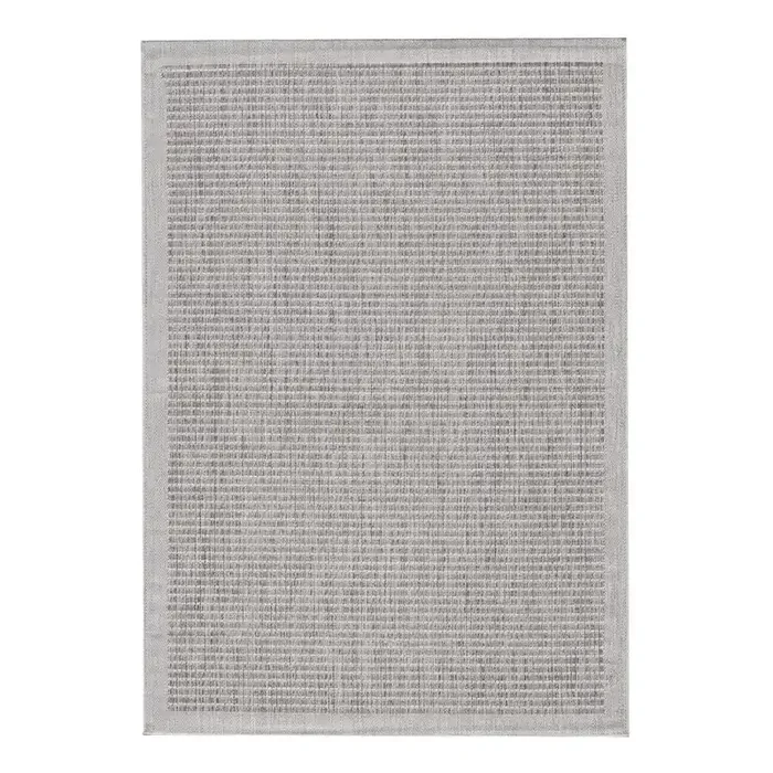 Ayyildiz CarpetsTappeto da interno/esterno Giza 1410Sintetico, a pelo piatto, grigio, 60×100 cm