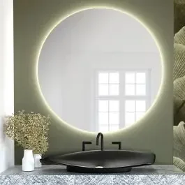 Baltica Design Bright specchio 60×60 cm rotonda con illuminazione 5904107912561
