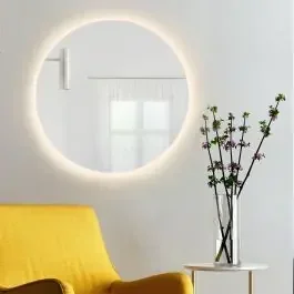 Baltica Design Bright specchio 60×60 cm rotonda con illuminazione 5904107912578