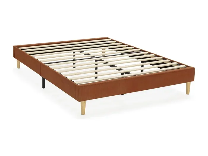 Base imbottita Bari 140×190 cm Rosso