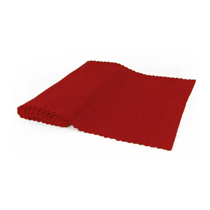 Běhoun na stůl Rib Red