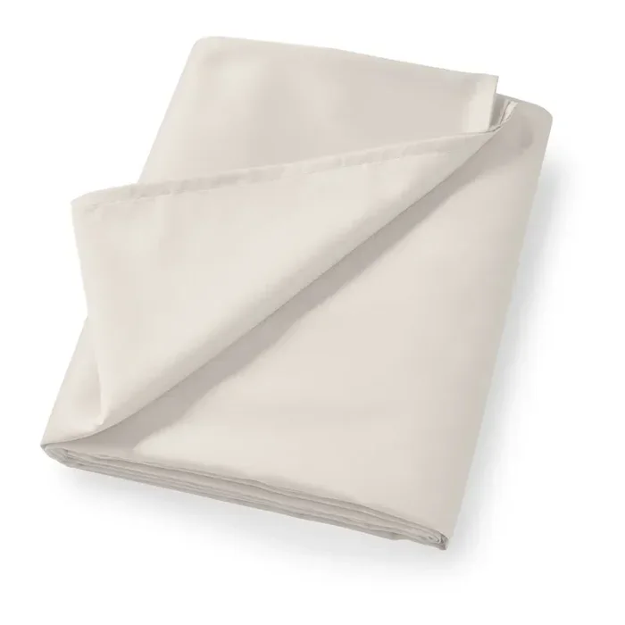 BiancaLenzuolo con angoli Cotton SateenPer letto matrimoniale, in raso di cotone, beige, 230×260 cm