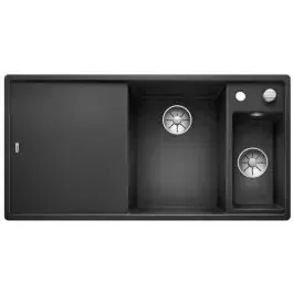 Blanco Axia III 6 S lavello in granito 100×51 cm antracite 523472