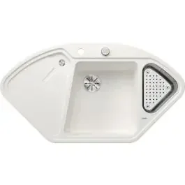 Blanco Delta II lavello in granito 105.7×57.5 cm bianco 523660