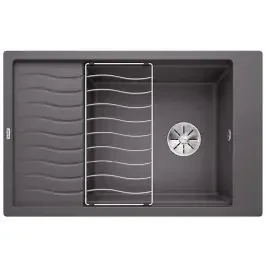 Blanco Elon XL 6 S lavello in granito 78×50 cm grigio/grafite/inox 524845