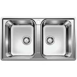 Blanco Lemis 8-IF lavello in acciaio 86×50 cm acciaio 523039