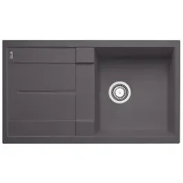 Blanco Metra 5 S lavello in granito 86×50 cm grigio/grafite/inox 518872