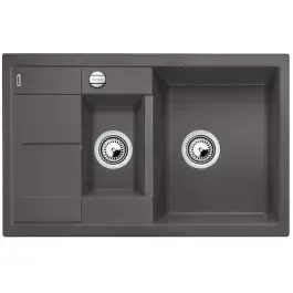 Blanco Metra 6 S Compact lavello in granito 78×50 cm grigio/grafite/inox 518876