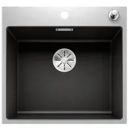 Blanco Subline 500-IF/A lavello in granito 54.3×51 cm nero 525999