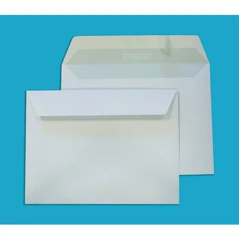BLASETTI – Busta bianca embassy 120 g/m2 in conf. 250 buste 160×230 mm – 054
