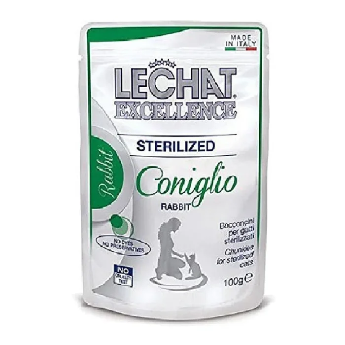 Blister Lechat Excellence 100gr Coniglio Monge