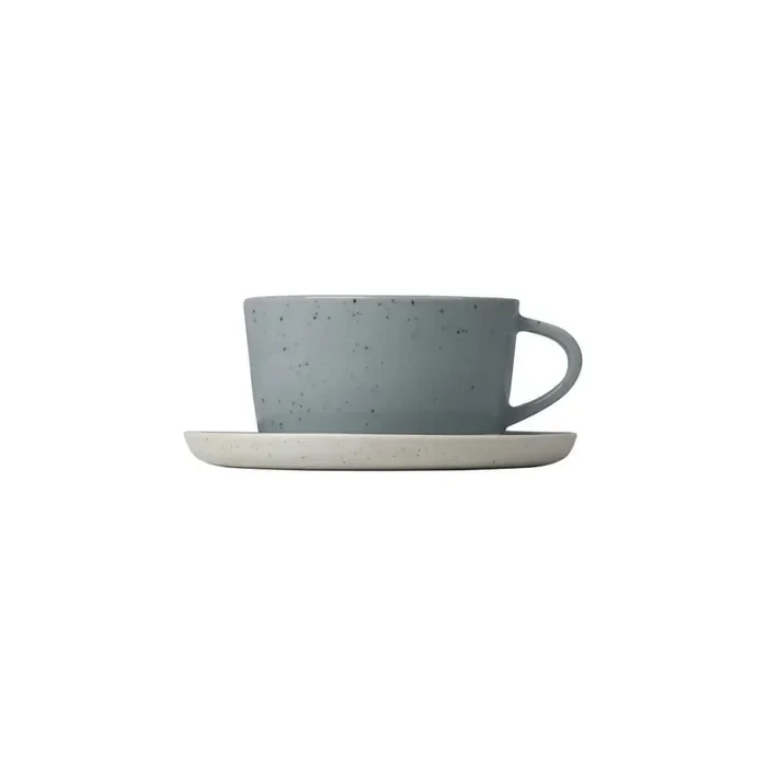 BlomusTazzine in set Kaffee2 pz, in ceramica, per cappuccino, grigie/beige, 150 ml