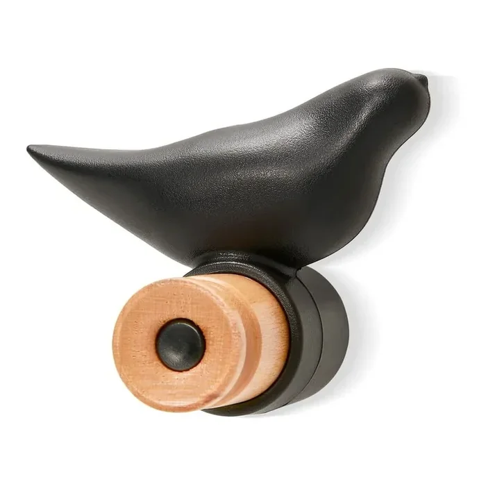 Bonami EssentialsGancio BirdDa parete, in plastica, nero