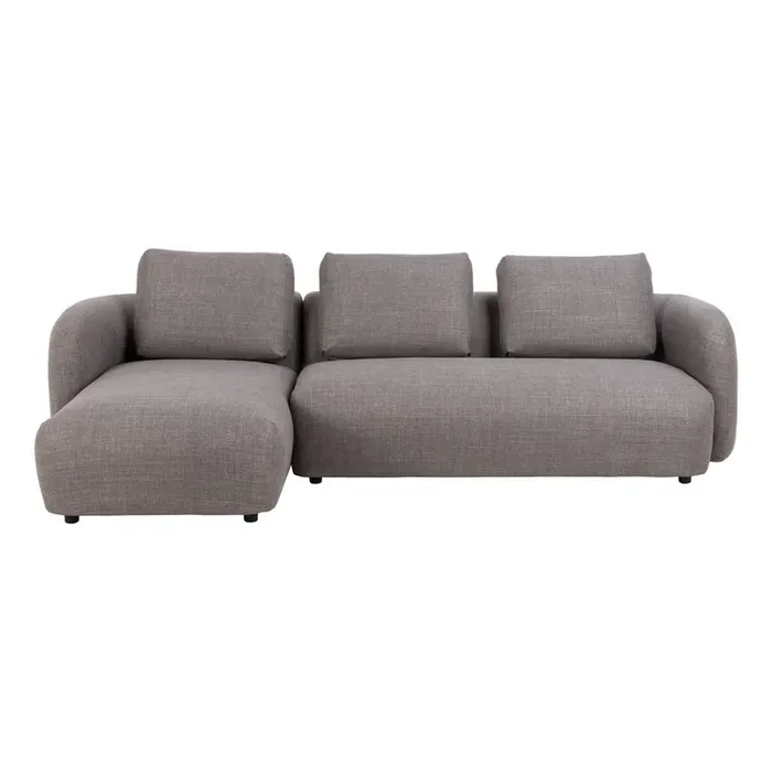 Bonami SelectionDivano angolare ImolaCon penisola a sinistra/con chaise lounge, grigio chiaro, a tre posti, larghezza totale 274 cm