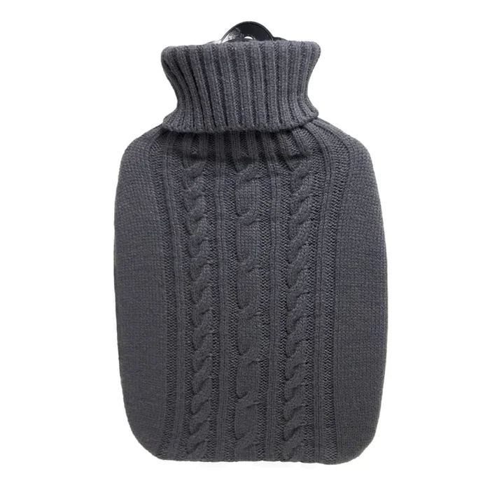 Borsa dell’acqua calda Classic Grigio scuro, 1,8 l