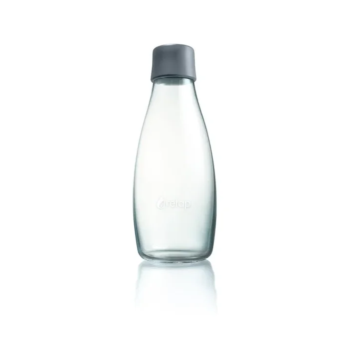 Bottiglia 500 ml, bottiglia da viaggio, grigia