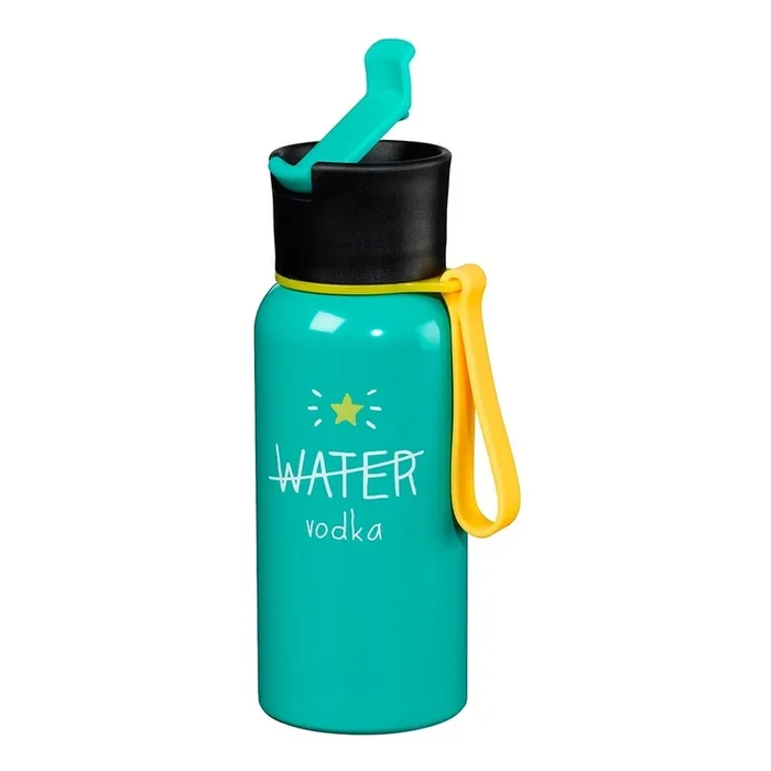 Bottiglia 600 ml, blu/turchese