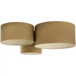 BPS Koncept Boho Ellegant lampada da soffitto 3×60 W marrone 080-066