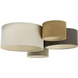 BPS Koncept Boho Ellegant lampada da soffitto 4×60 W verde-marrone 084-075