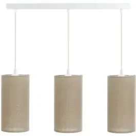 BPS Koncept Boho Ellegant Slim lampada sospesa 3×60 W beige 0T0-L3-003