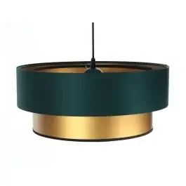 BPS Koncept Duo ellegant lampada sospesa 1×60 W verde-oro 061-050-40