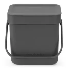 Brabantia Sort & Go secchio della spazzatura 3 l grigio 209888