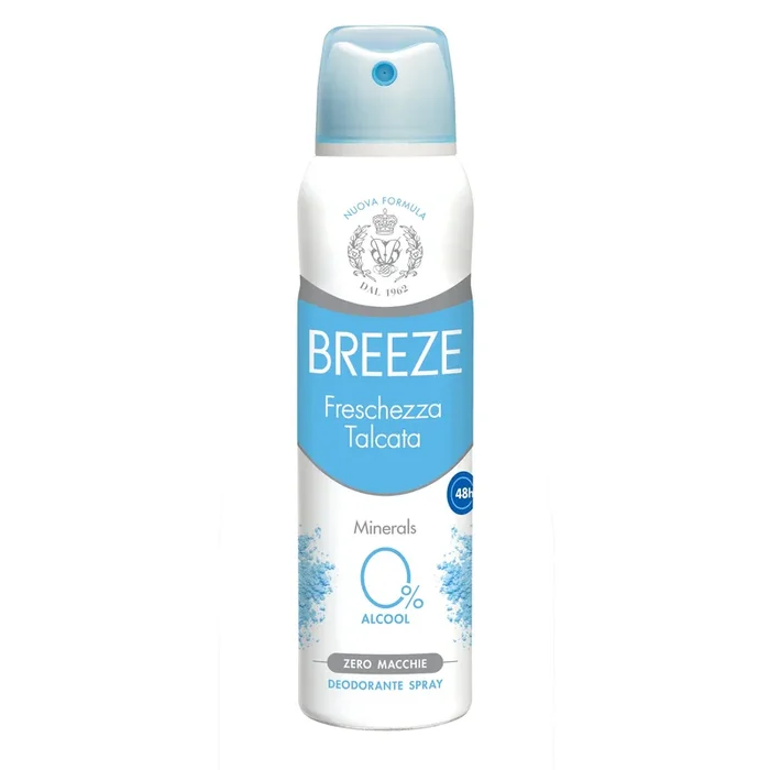 BREEZE – Spray deodorante freschezza talcata 150ml – 138870