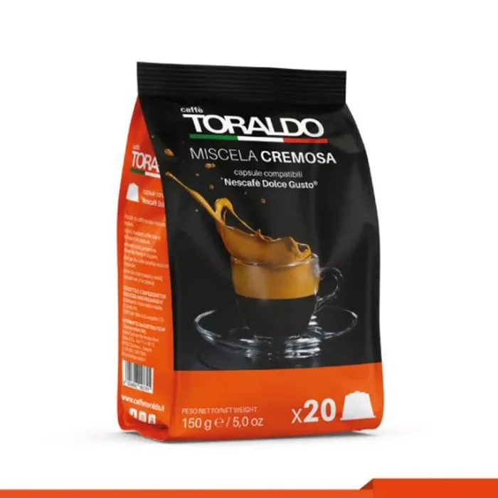 Caffè Toraldo miscela Cremosa – Capsule Nescafè Dolce Gusto