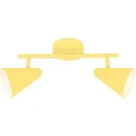 Candellux Amor lampada da soffitto 2×40 W giallo 92-68804