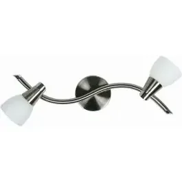 Candellux Selia lampada da soffitto 2×40 W bianco-nichel 92-69986