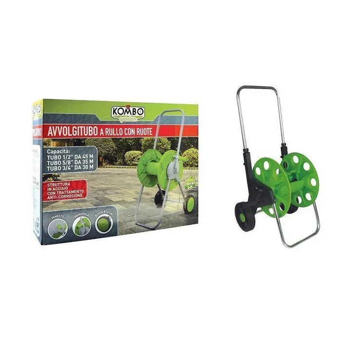 Carrello Avvolgitubo Con Manovella